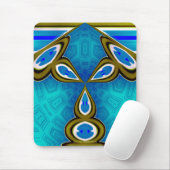 Häschen-blaue Lampe Mousepad (Mit Mouse)