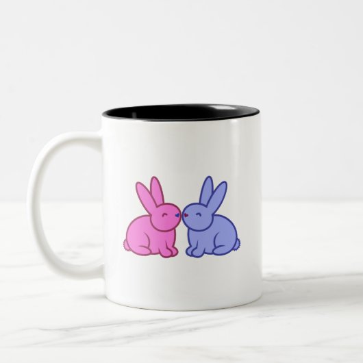 Häschen-Buddhismus-"dankbare Häschen-" Tasse (Links)
