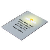 Häschen-Buddhismus "ließ es gehen " Notizblock (Linke Seite)