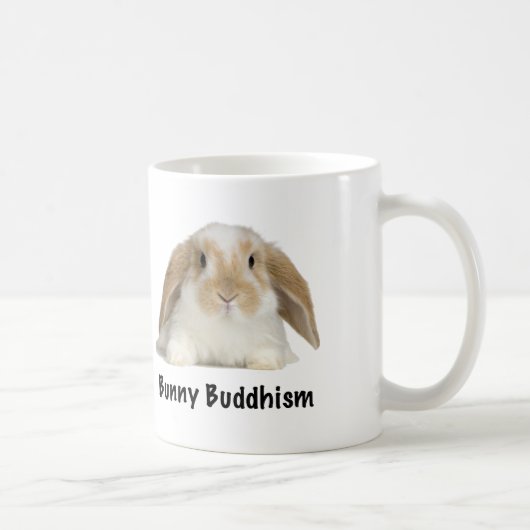Häschen-Buddhismus Tagline Tasse (Rechts)