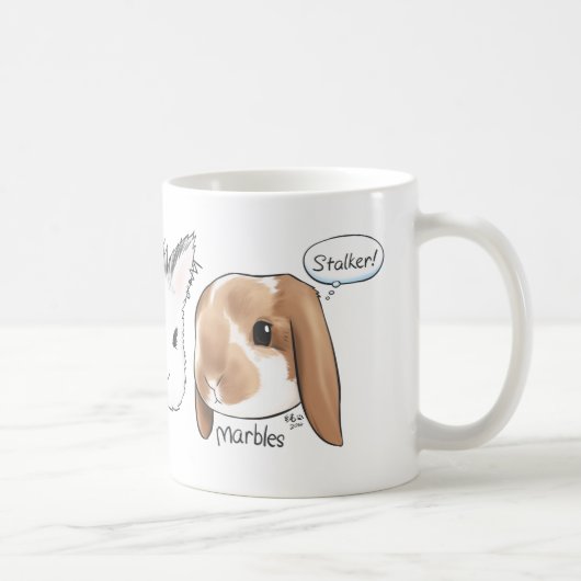 Häschen-Bündel-Tassen Kaffeetasse (Rechts)