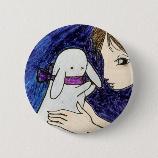 Häschen Button (Vorderseite)