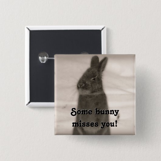 Häschen Button (Vorne & Hinten)