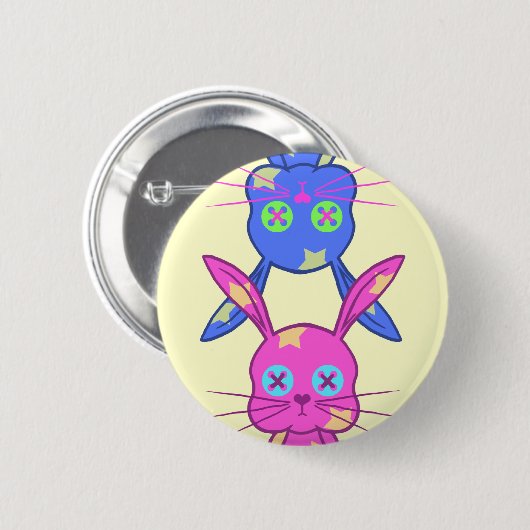 Häschen Button (Vorne & Hinten)
