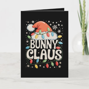 Häschen Claus Weihnachten Santa Weihnachten Ferien Karte