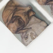 Häschen, das Kaninchen-Tier-Kunst zeichnet Fleecedecke (Ecke)