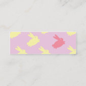 Häschen - dünn mini visitenkarte (Rückseite)