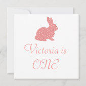 Häschen-Einladung Einladung (Rückseite)