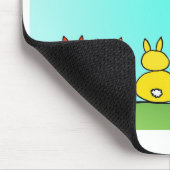 Häschen-Familie Mousepad (Ecke)