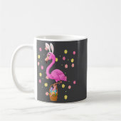 Häschen Flamingo bringt Eier Korb Frohe Ostern D Kaffeetasse (Links)