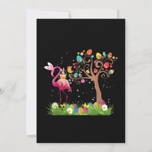 Häschen Flamingo Ostern 2021   Niedliche Flamingo  Feiertagskarte