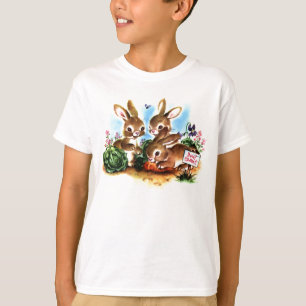 Häschen-Flecken T-Shirt