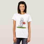 Häschen-Fußball T-Shirt (Vorne ganz)