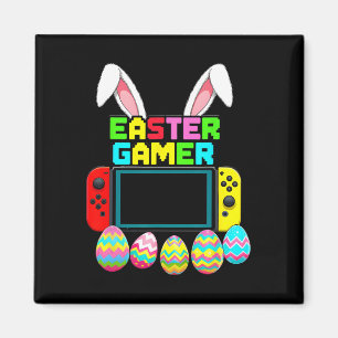 Häschen Gaming-Controller Gamer-Jungs Lustiges Vid Magnet