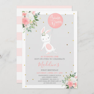 Häschen-Geburtstags-Einladung einiger Einladung