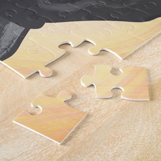 Häschen-Gefühl des Magiers wütend und Puzzle (Seite)