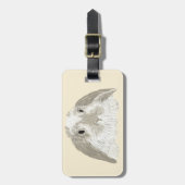Häschen Gepäckanhänger (Vorderseite vertikal)