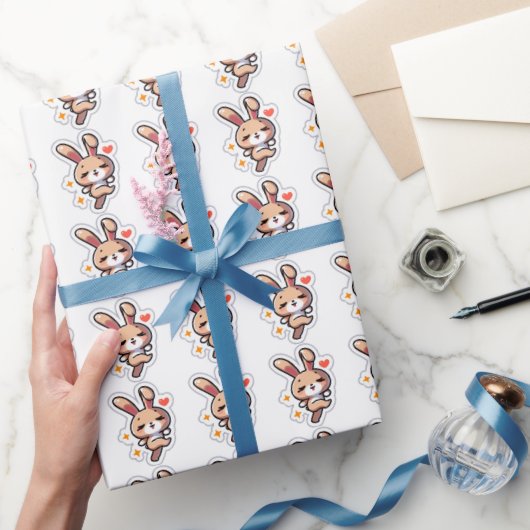 Häschen Geschenkpapier (Schenken)