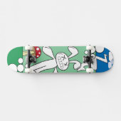 Häschen-Graffiti Skateboard (Horizontal)