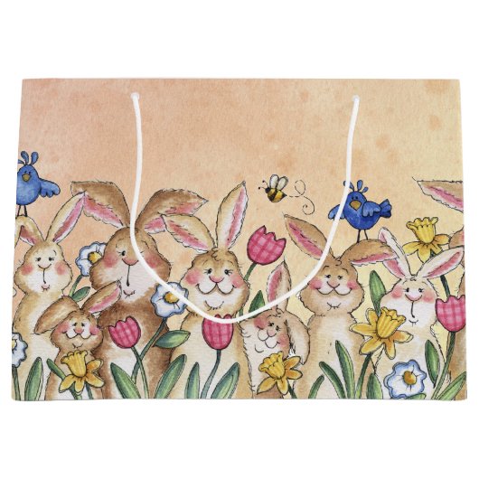 Häschen Große Geschenktüte (Vorderseite)