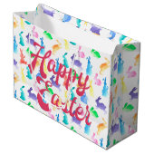 Häschen Große Geschenktüte (Vorderseite Schrägansicht)