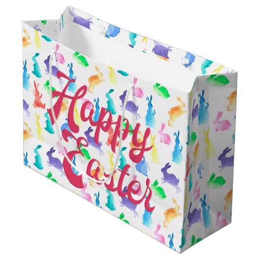 Häschen Große Geschenktüte (Vorderseite Schrägansicht)