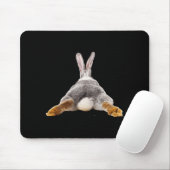 Häschen Hintern Schwanz süßes T-Shirt Mousepad (Mit Mouse)