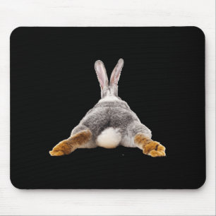 Häschen Hintern Schwanz süßes T-Shirt Mousepad