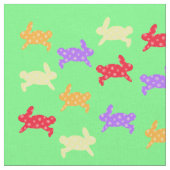 Häschen-Hopfen Stoff (Nahaufnahme)