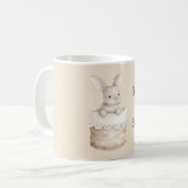 Häschen im Korb Kaffeetasse (Vorderseite Links)
