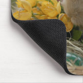 Häschen im Korb Mousepad (Ecke)