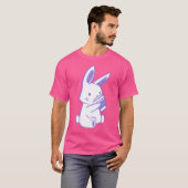 Häschen-Kaffee (Lila) T-Shirt (Vorne ganz)
