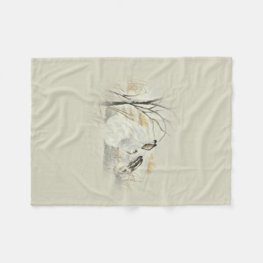 Häschen/Kaninchen Fleecedecke (Vorderseite (Horizontal))