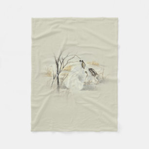 Häschen/Kaninchen Fleecedecke