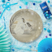 Häschen/Kaninchen-PapierTeller Pappteller (Party)