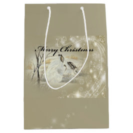 Häschen/Kaninchen-Weihnachtsgeschenk-Taschen Mittlere Geschenktüte