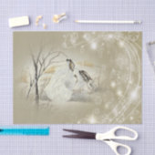 Häschen/Kaninchen-Weihnachtsseidenpapier Seidenpapier (Handwerk)