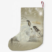 Häschen/Kaninchen-WeihnachtsStrumpf Kleiner Weihnachtsstrumpf (Rückseite)