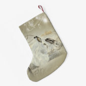 Häschen/Kaninchen-WeihnachtsStrumpf Kleiner Weihnachtsstrumpf (Rückseite (Hängend))