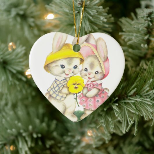Häschen Keramik Ornament (Baum)