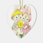 Häschen Keramik Ornament (Links)