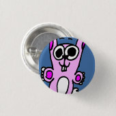 Häschen-Knopf Button (Vorne & Hinten)