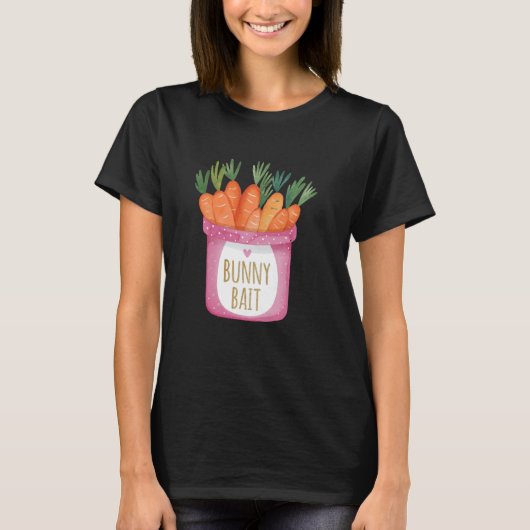 Häschen Köder Süß Ostern Frühling Gartenarbeit Kar T-Shirt (Vorderseite)