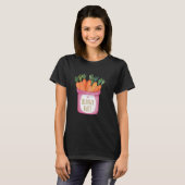 Häschen Köder Süß Ostern Frühling Gartenarbeit Kar T-Shirt (Vorne ganz)
