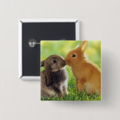 Häschen-Kuss Button (Vorne & Hinten)