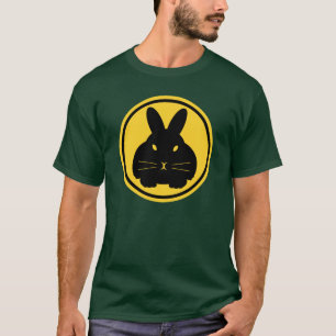 Häschen-Leuchtfeuer - Bärte auf Front und des T-Shirt