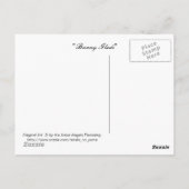 Häschen-Lichtung Postkarte (Rückseite)