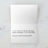 Häschen-Liebe-Jahrestag Karte (Innenseite)