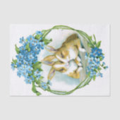 Häschen-Liebe Seidenpapier (Vorderseite)