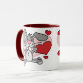 Häschen-Liebe-Tasse Tasse (Vorderseite Links)